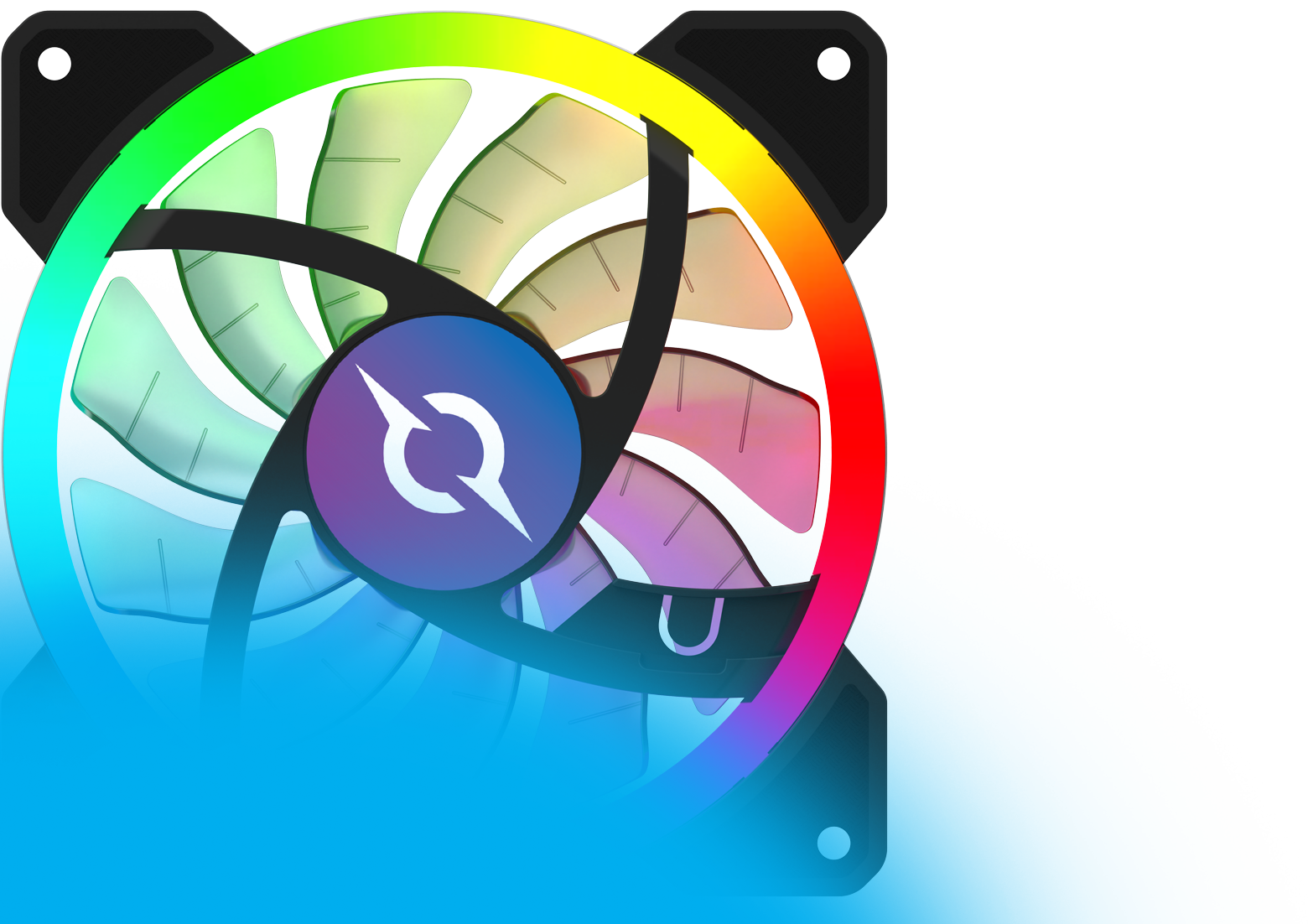 Cetus 120mm fan 6p-12dli16-rgb