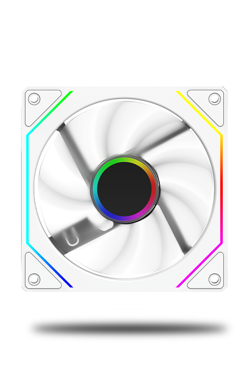 Cetus 120mm fan reverse blade 6p-12srb17w-argb