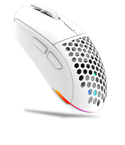 SOURIS GAMER AQIRYS POLARIS DOUBLE MODE RGB - BLANC - WIKI High